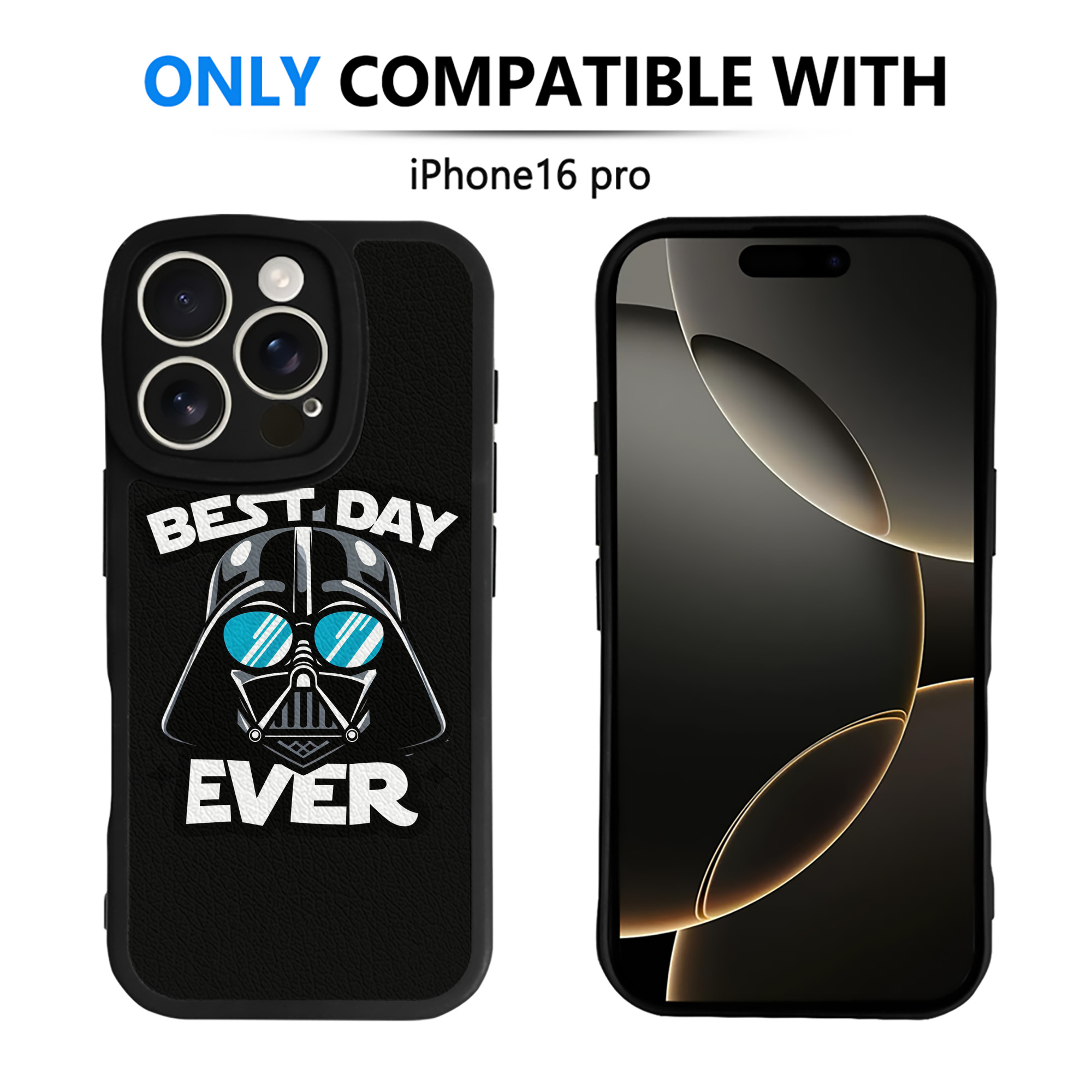 （画像用） スター・ウォーズ Star Wars 【iPhone 16シリーズ対応】シリコンスマホケース（レザー調） 材質：シリコン